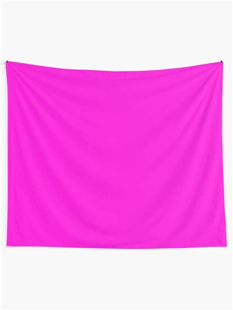 Fluorescent Neon Hot Pink Tapestry By Podartist Redbubble Neon