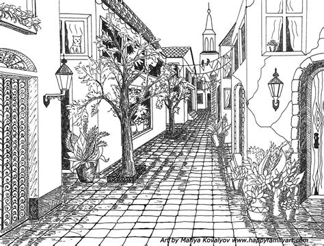 One of the main hurdles that a comic artist must tackle is how to fully immerse the reader into their story. Single Point Perspective Drawing of a Street