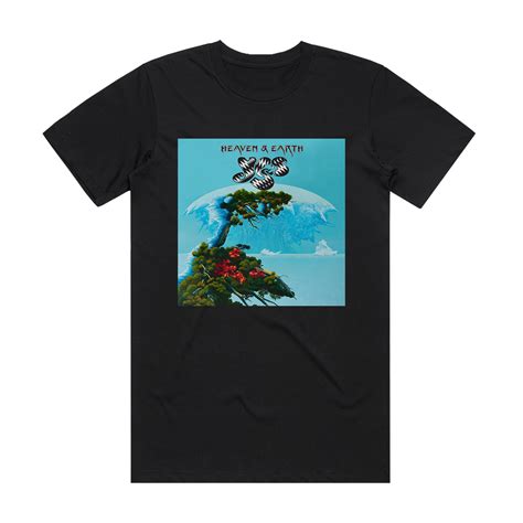 Yes Heaven Earth Album Cover T Shirt Black Album Cover T Shirts