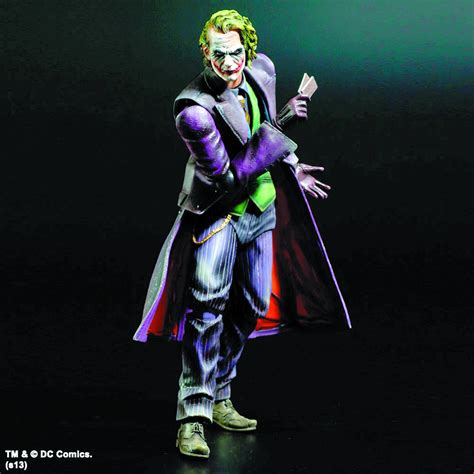 Jan131785 Dark Knight Trilogy Play Arts Kai The Joker Af Previews World
