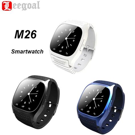 M26 Bluetooth Smart Watch Led Alitmeter Music Player Sport Pedometer