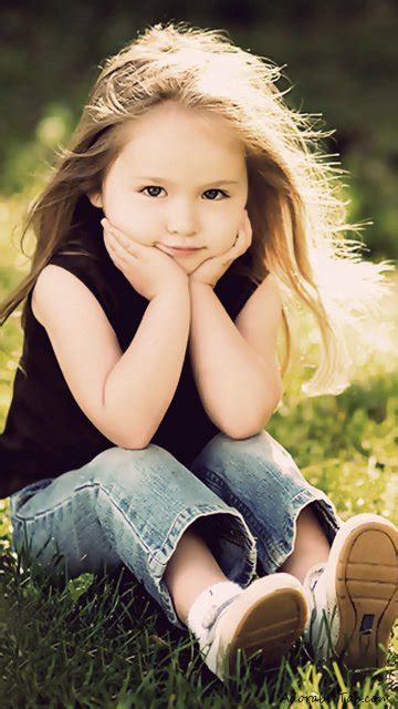 Cute Sitting Girl Lovely