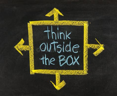 Think Outside The Box Stock Image Image Of Photograph 27909947