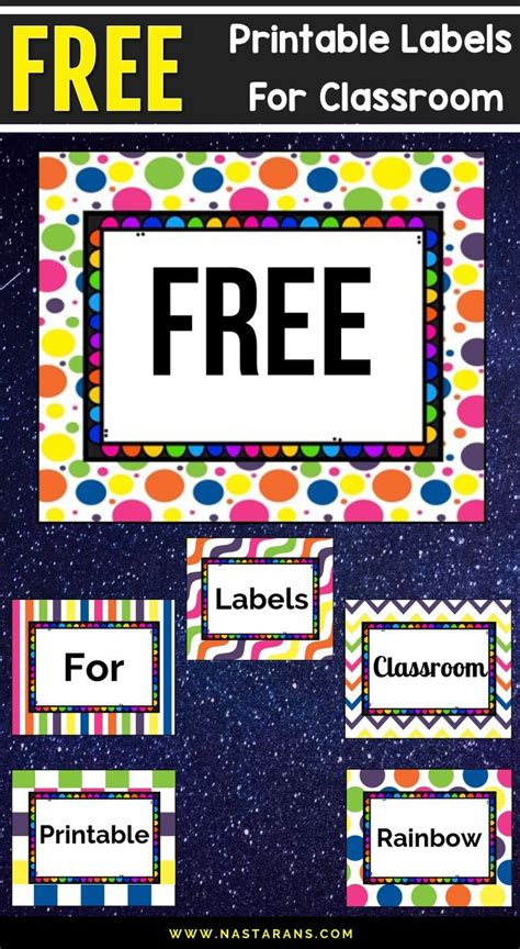 Free Printable And Editable Labels For Classroom Artofit