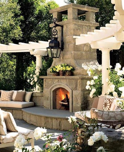 53 Most Amazing Outdoor Fireplace Designs Ever