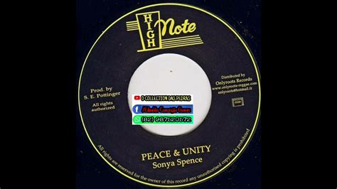 Sonya Spence Peace And Unity 1977 Sem Vinheta Youtube