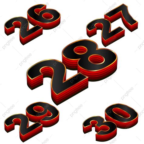 26 Number Vector Hd Images 3d Isometric Number 26 30 Number Alphabet