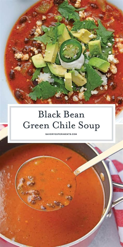 Well, i tried the tomato soup recipe this morning, and this is the legit email i sent my friend after inhaling my first bowlful at lunch today Black bean green chile soup is a tomato based soup with ...
