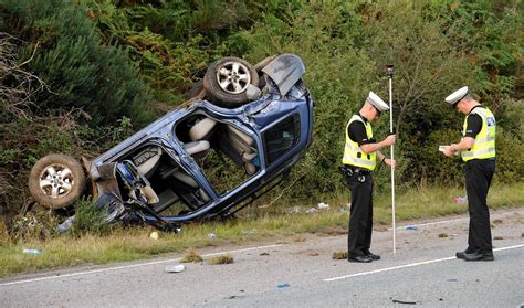 Pictures Show Aftermath Of Stolen Police Car Crash In Highlands Press