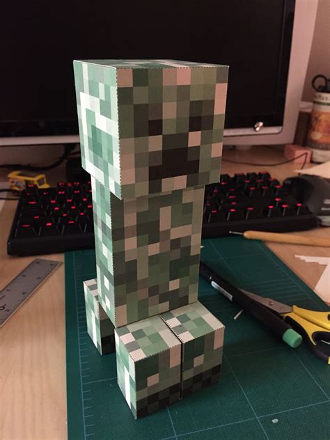 Giant Minecraft Papercraft Enderman Arabping Nova Skin Ella Rasp