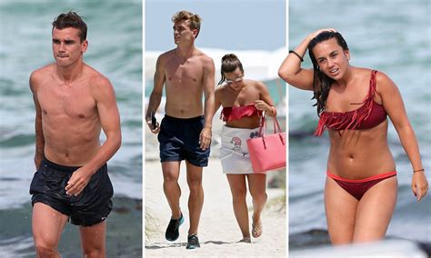 Antoine Griezmann Relaxes On Holiday With Girlfriend Erika Choperena