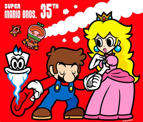 Super Mario Bros 35th By Jpsupper On Newgrounds