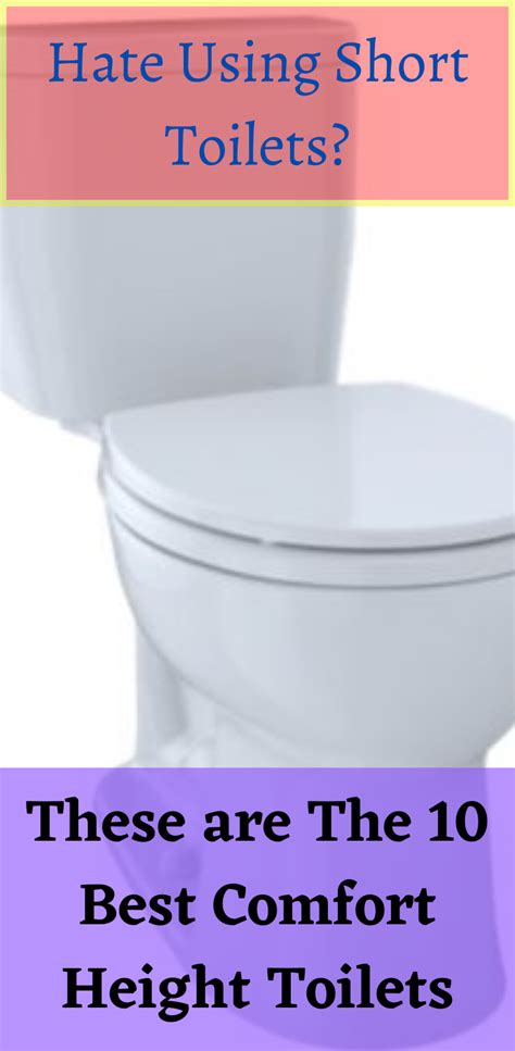 11 Best Comfort Height Toilets For Seniors And Tall Folks Artofit