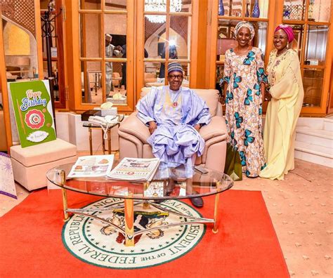 more photos from president buhari s surprise get together watch the moment president buhari