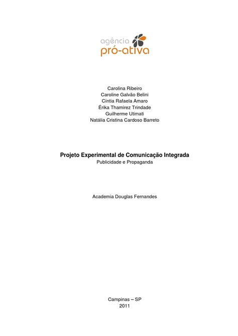 pci projeto experimental de comunicação integrada publicidade e propaganda by cintia amaro6 issuu