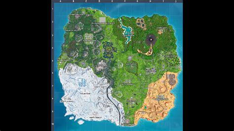 48 Named Locations On The Fortnite Map Chm
