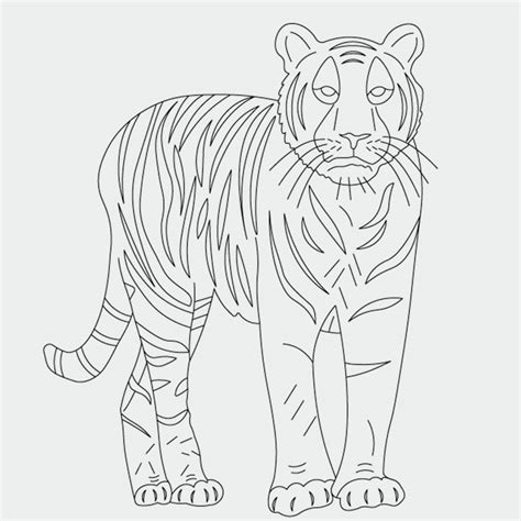 Tiger Ausmalbild Tiger Zum Ausmalen Kribbelbunte Ausmalbilder