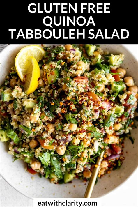 Gluten Free Quinoa Tabbouleh Salad Eat With Clarity