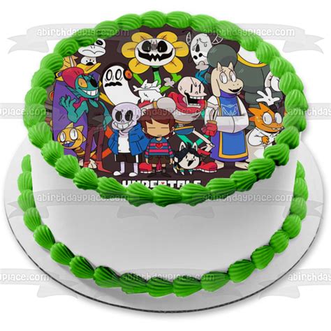 Decorate Your Cake With This Undertale Themed Edible Cake Topper Image