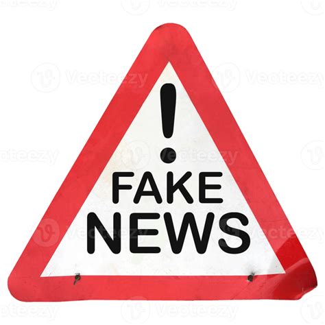 Fake News Danger Sign Transparent Png 8541690 Png