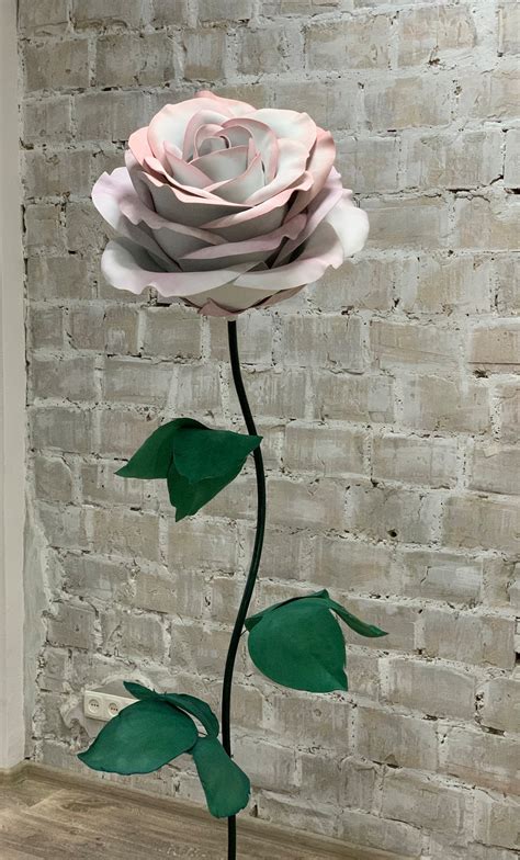 Giant Foam Rose Self Standing Huge Flower For Shop Window Etsy