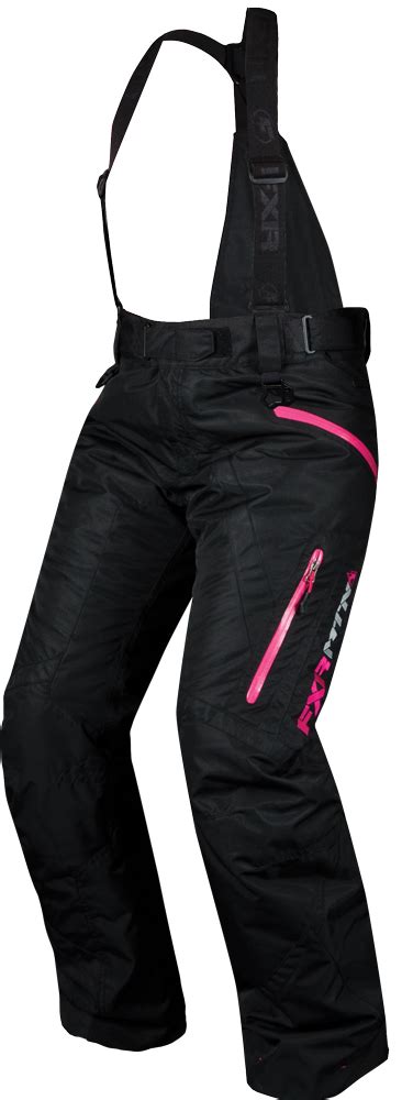 fxr racing snowmobile gear women s vertical pant black fuchsia snowmobile clothing fox