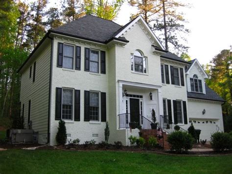 Painted brick homes nice rocky mountain diner home design. Brick Exterior Before & After - Triangle Precision Painting-Residential Painting Raleigh, NC