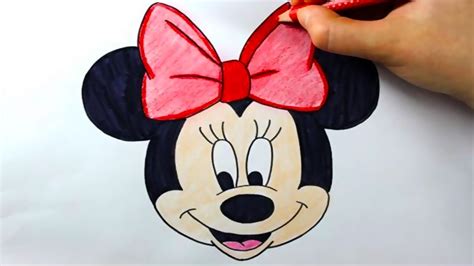 Mickey Mouse Girl Drawinghow To Draw Mickey Mouse Face Youtube