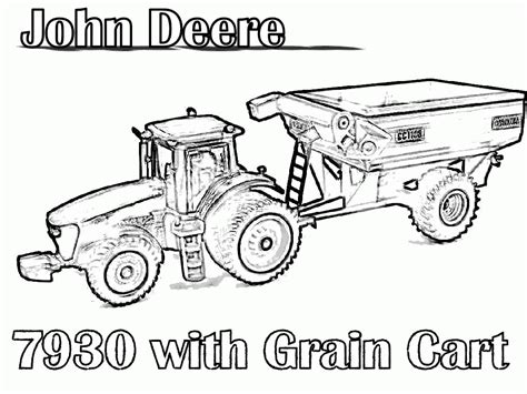 Collection john deere coloring book pictures sabadaphnecottage. Tractor Coloring Pages John Deere - Coloring Home