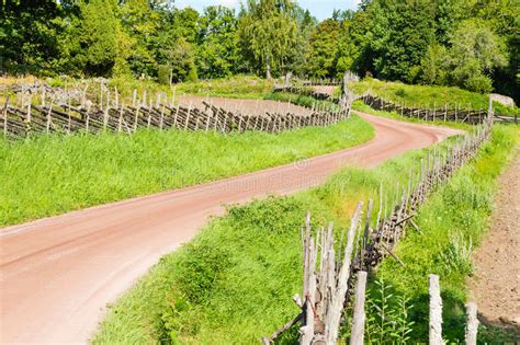 Country Road Stock Photo Image Of Journey Fence Country 58883306