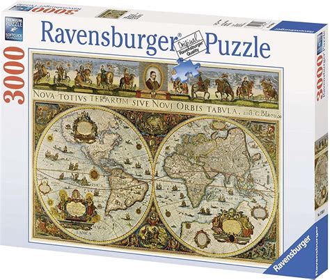 Ravensburger World Map 1665 3000 Piece Puzzle The Puzzle Collections