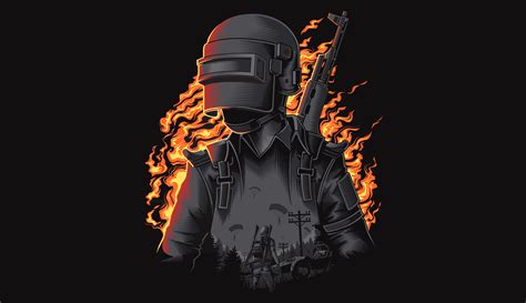 Pubg is basically dying and all my friends are now ros players. PUBG Fire Illustration Wallpaper, HD Games 4K Wallpapers ...