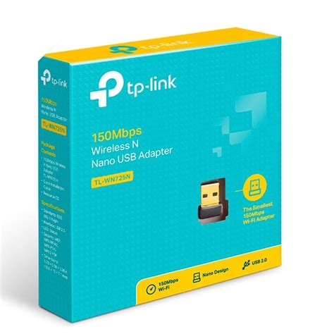 This miniature adapter is designed to be as convenient as possible and once connected to a computer's usb port, can be left there, whether. TP-LINK 150Mbps Nano USB Adapter(TL-WN725N) - Baba Computers