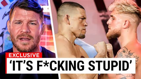 Michael Bisping Reacts To Jake Pauls Nate Diaz Pfl Contract Youtube
