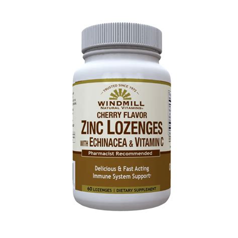 Windmill Zinc Lozenges With Echinacea And Vitamin C