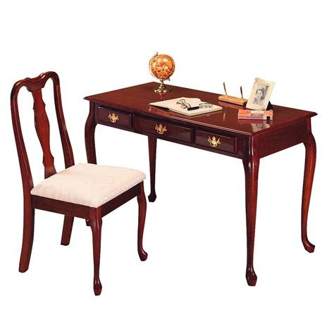 800 mm x 762 mm x 394 mm (2 ft 7 in x 2 ft 6 in x 1 ft 3 in). Cherry Home Office Desk and Chair Set | OJCommerce