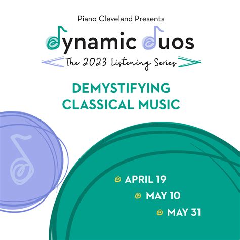 Dynamic Duo Listening Series - It's a String Thing!, Piano Cleveland at