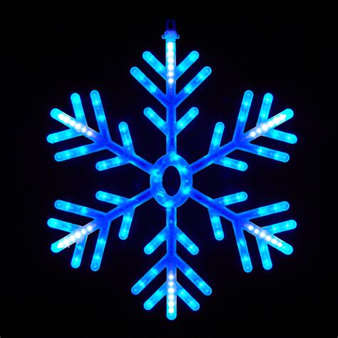 Lighted Snowflakes Outdoor Lighted Outdoor Decorations Lighted