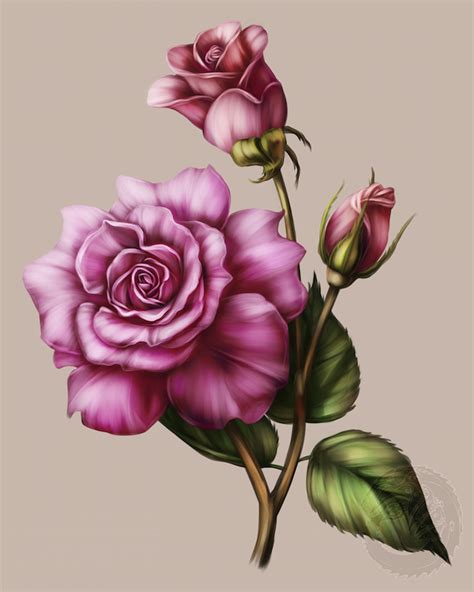 More Commissioned Roses Support Me On Patreon Watercolor Tattoo Flower