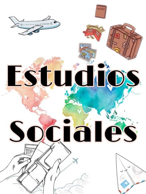 Portada Estudios Sociales Caratulas De Estudios Sociales Cuaderno De