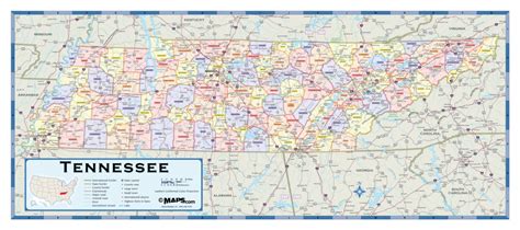Printable Map Of Tennessee Counties And Cities Printable Templates