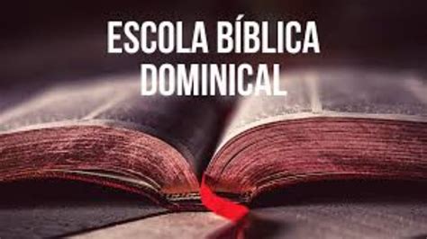 Escola Biblica Dominical 160820 Youtube