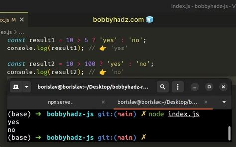 How To Use Shorthand For If Else Statement In JavaScript Bobbyhadz