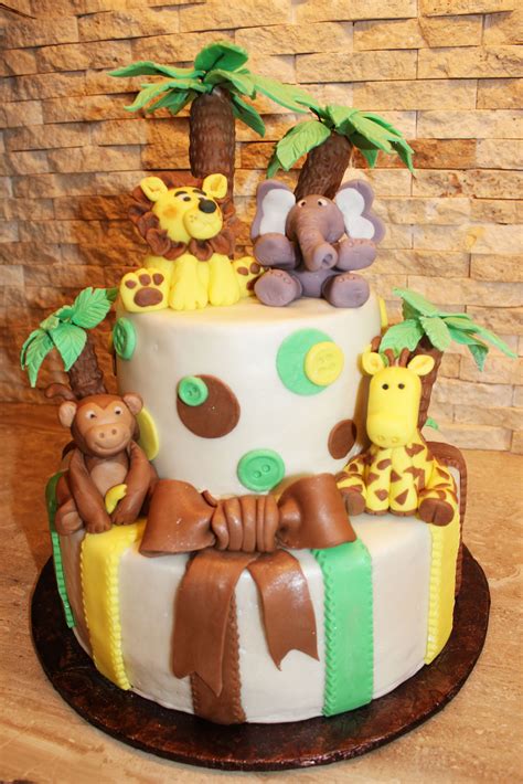 Jungle Safari Baby Shower Cake Grostiger