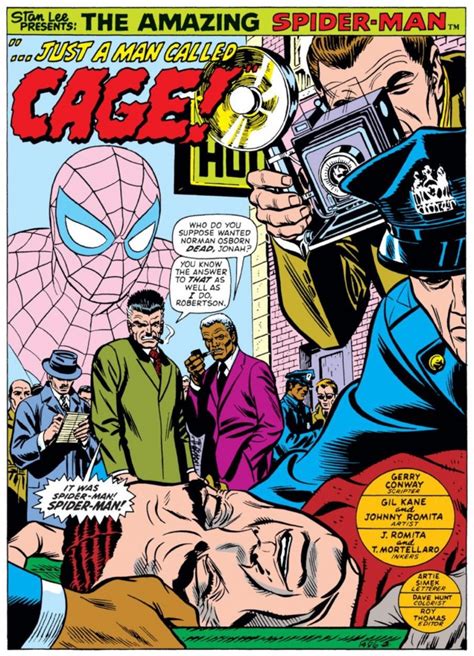 Amazing Spider Man 123 1973 Meets Luke Cage Earths Mightiest Blog