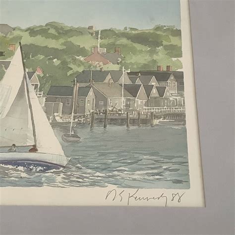 Robert E Kennedy Signed Nantucket Print