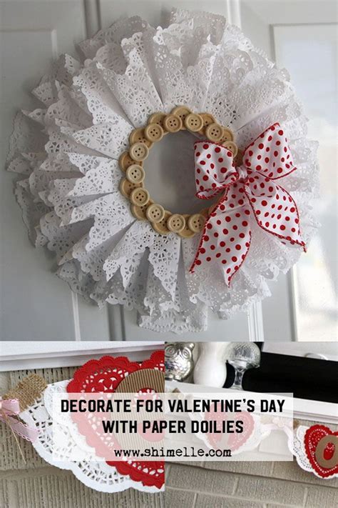 Decorate For Valentines Day With Paper Doilies At Paper