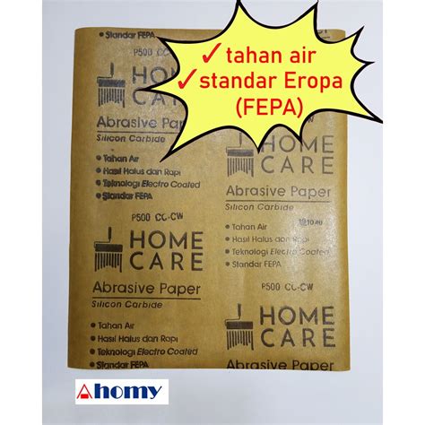 Jual Amplas Kertas Grit Homecare Rempelas Abrasive Paper Shopee