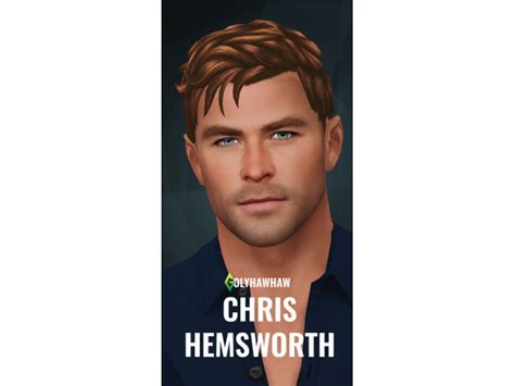 Chris Hemsworth Sim By Golyhawhaw Updated The Sims 4 Download
