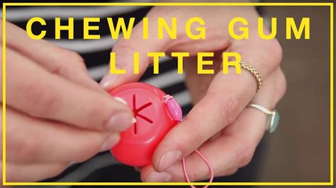 Neat Streets Recycling Chewing Gum I Hubbub Campaigns Youtube